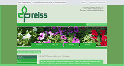 Desktop Screenshot of preiss-gartencenter.de